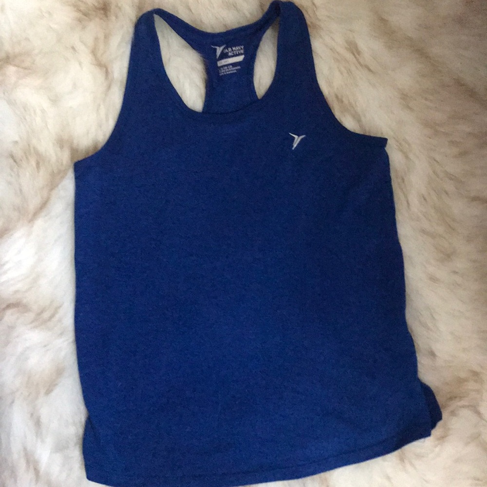Navy blue/razor back/dry fit/work out